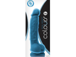 NS Novelties Colours Dual Density 5 Dildo Blue